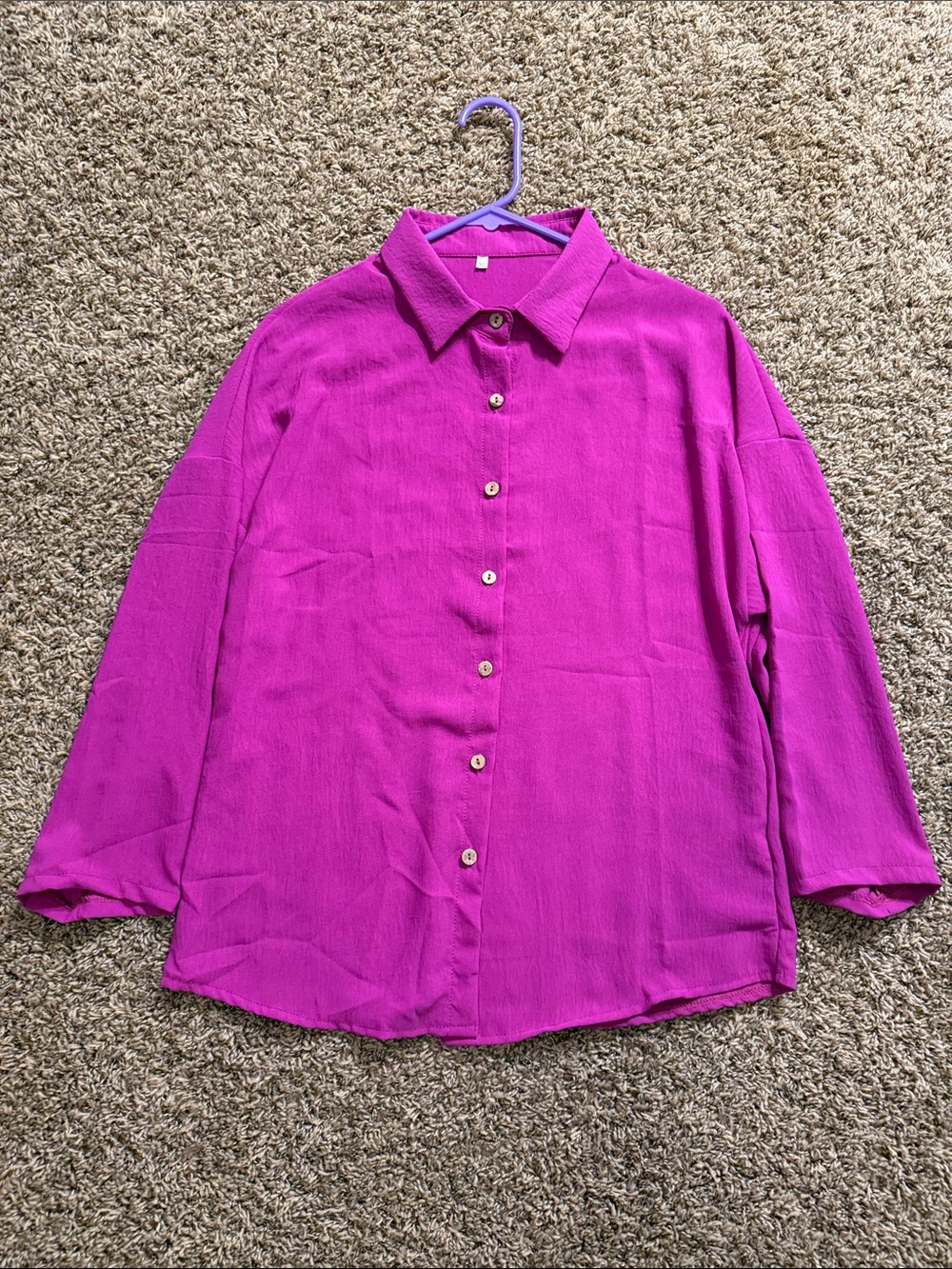 Source Unknown Women's Button-Down Shirt - Magenta